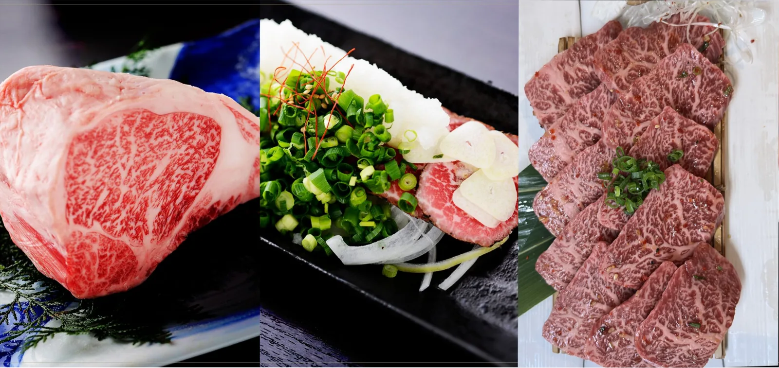 特選和牛のブロック肉・土佐ポンロース・和牛の盛り合わせ
